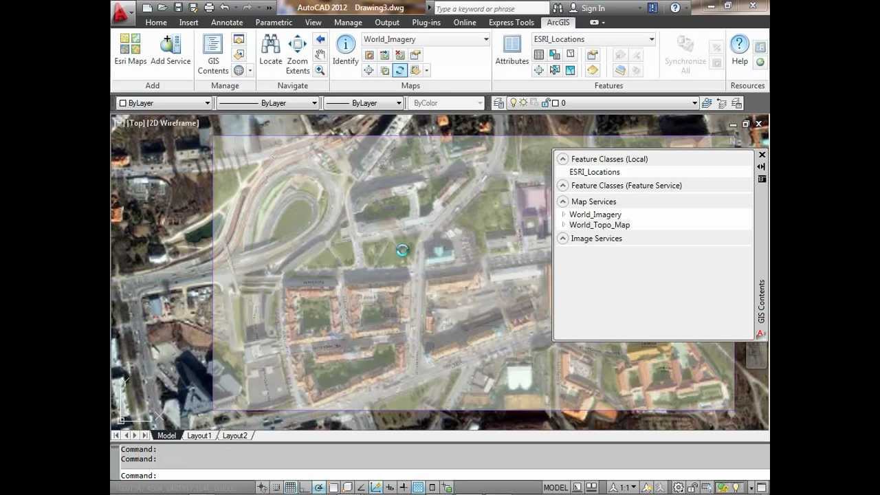 using arcgis for autocad